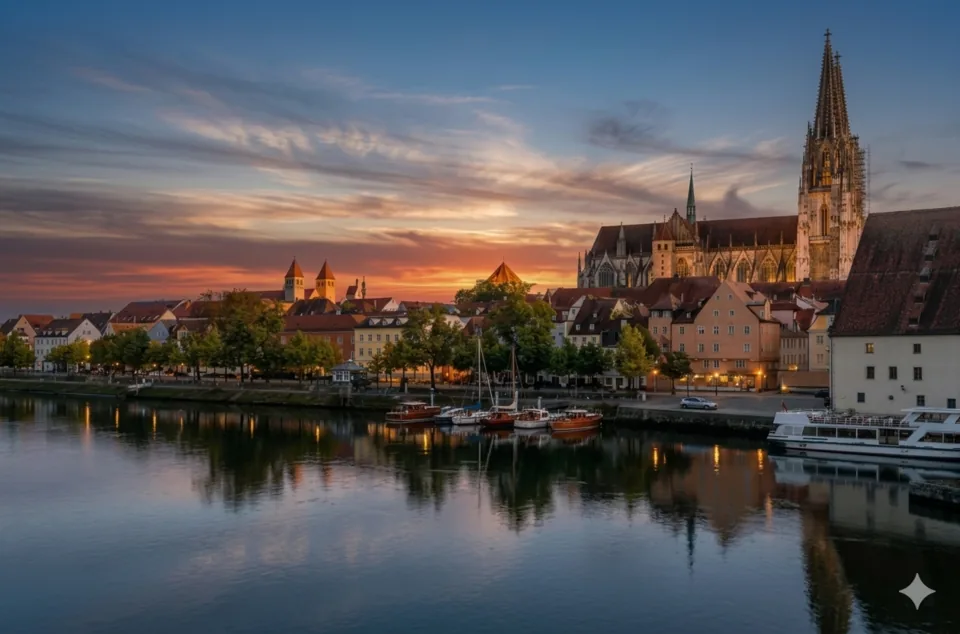 Bus mieten in Regensburg – Stadtansicht