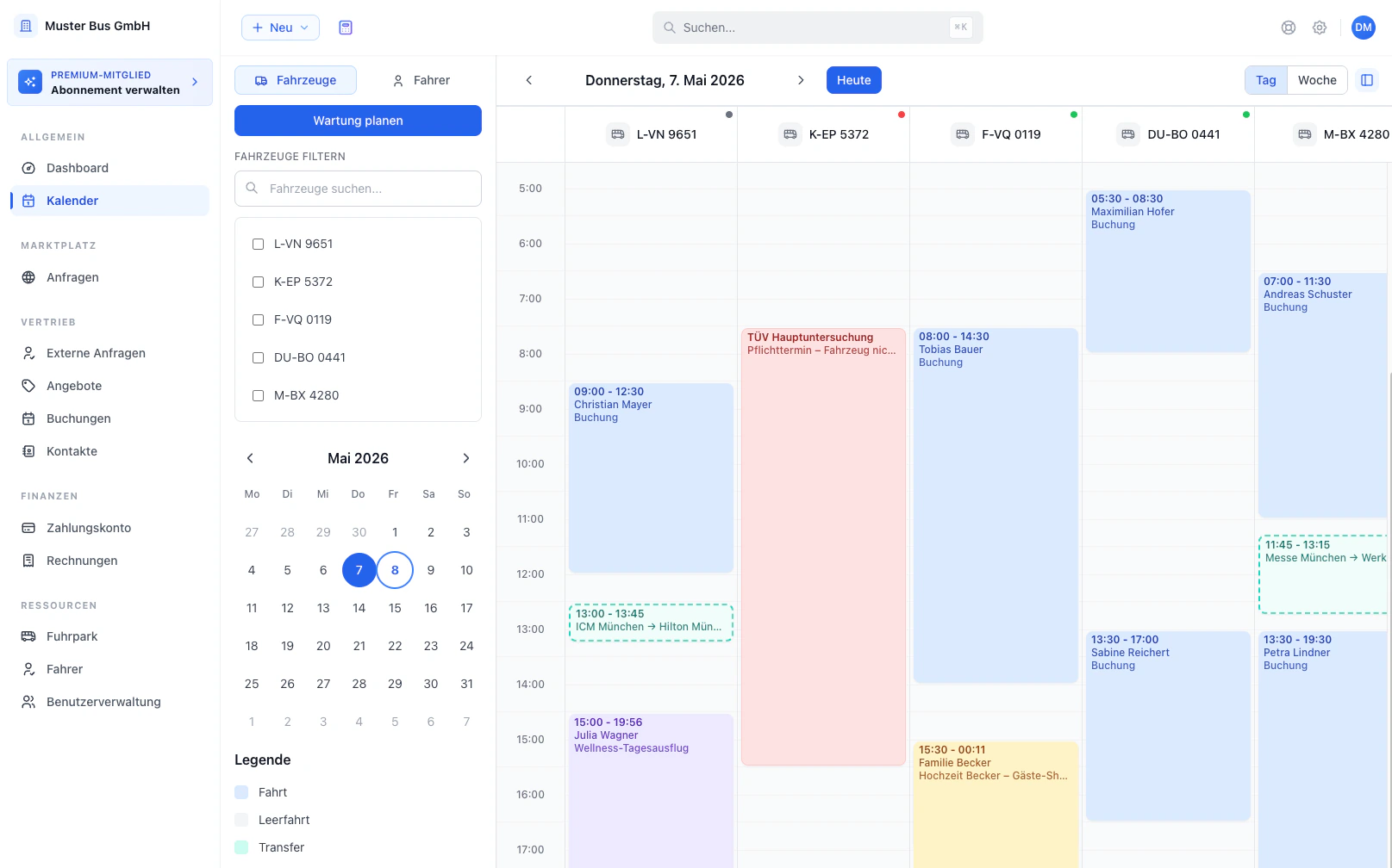 Busly Dashboard